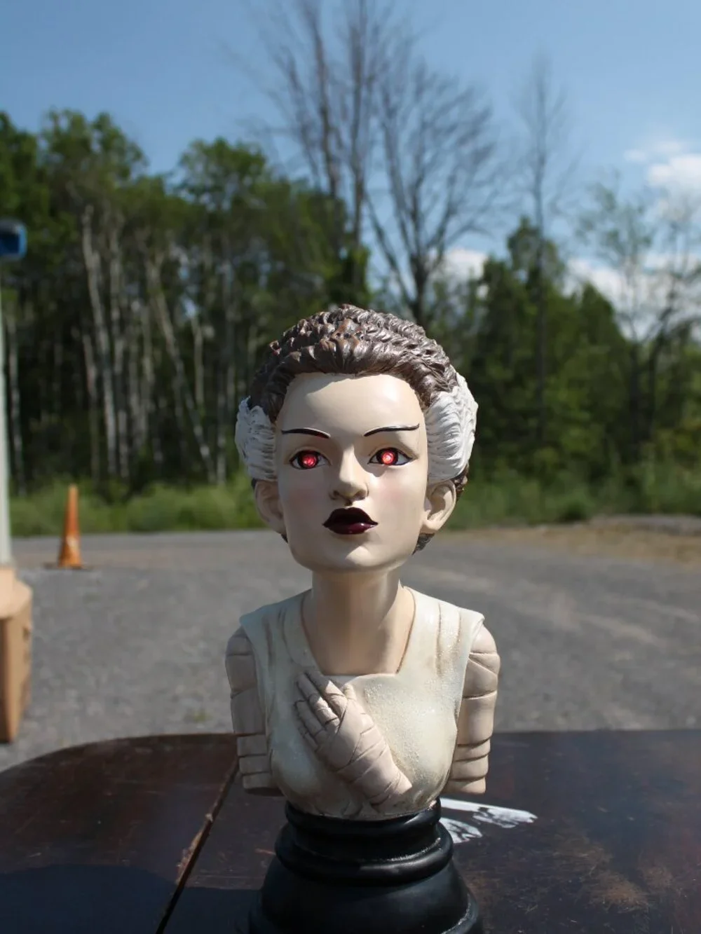 Frankenstein and Bride of Frankenstein Busts